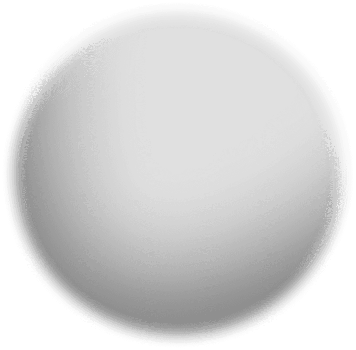 A grey and white orb